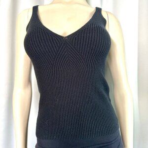 J.Crew Black Cashmere-blend sweater-tank Size Medium
